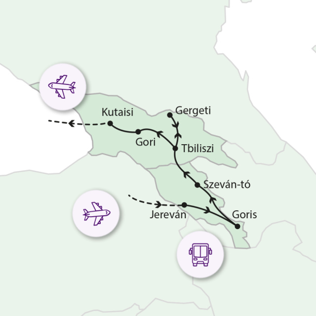 
A csodálatos Örményország és Grúzia
