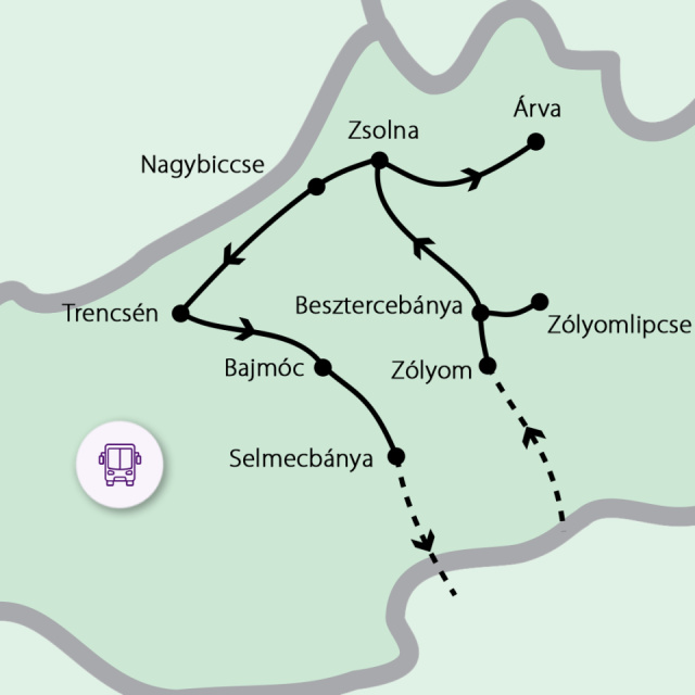 
Végvárak és kastélyok Szlovákiában
