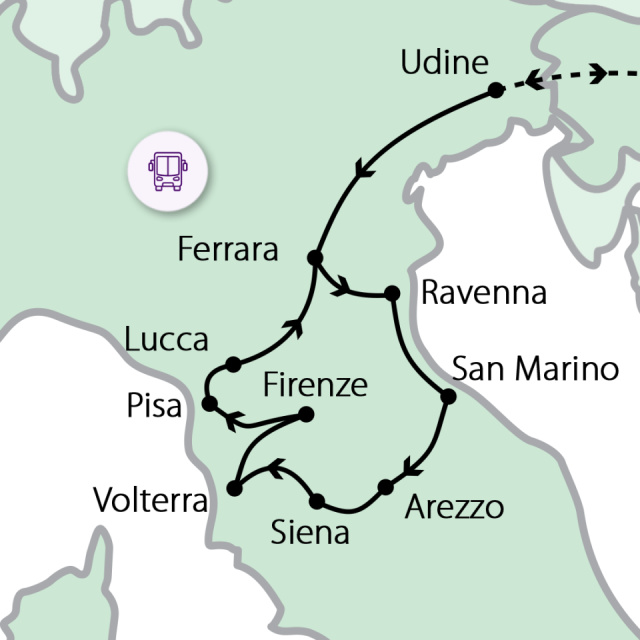 
Barangolás a toszkán tájakon
