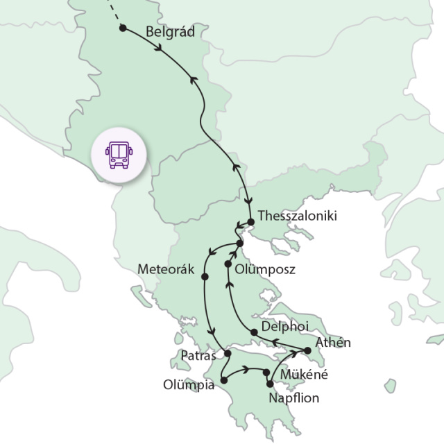 
Az ókori Hellász szépségei
