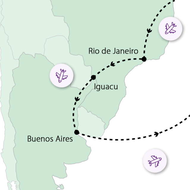 
Keresztül Dél-Amerikán (Brazília - Argentína)
