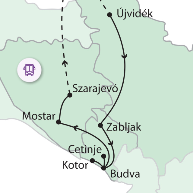 
Élmények a Fekete hegyek országában
