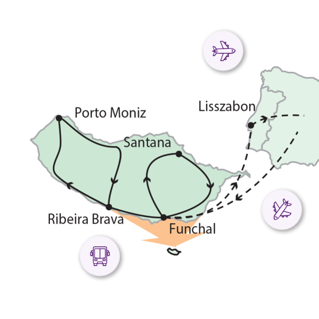 
Madeirai vakáció és Lisszabon
