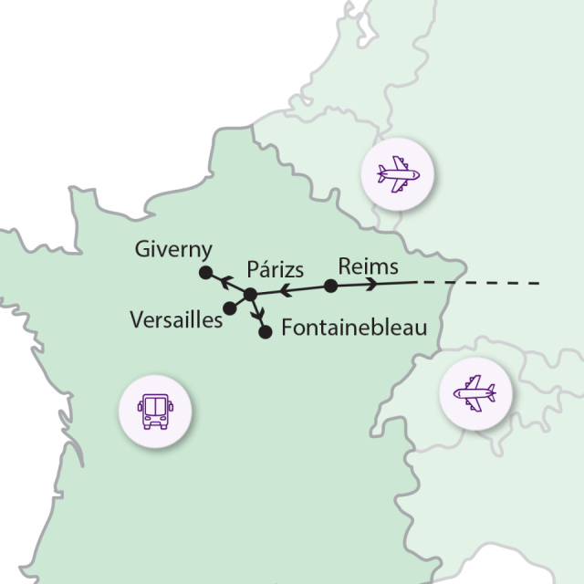 
Párizs ínyenceknek - repülővel
