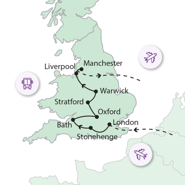 
Shakespeare és Robin Hood szülőföldjén repülővel
