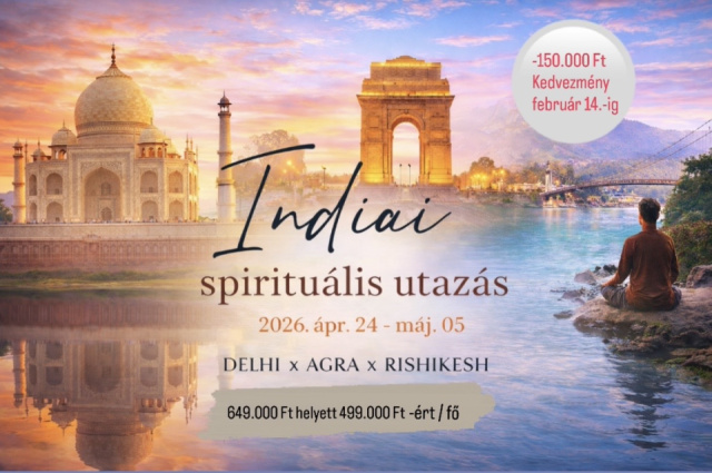 
India - spirituális utazás (Agra • Rishikesh • Delhi)
