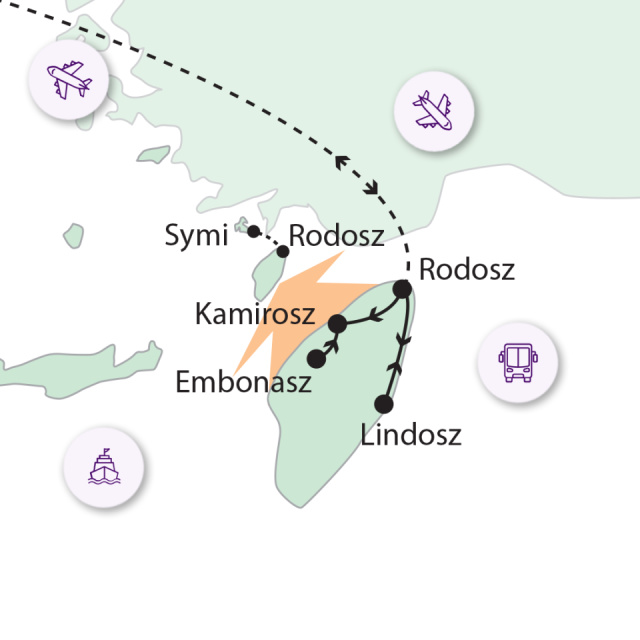 
Pillangók és lovagok szigete, Rodosz
