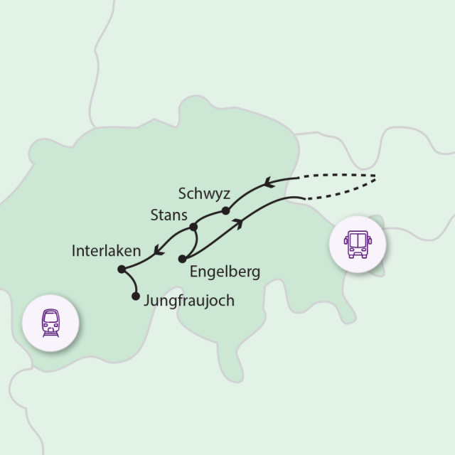 
Híres felvonókon Svájcban
