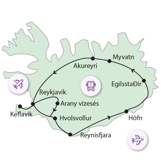 
Izland, a tűz, jég és gejzírek földje
