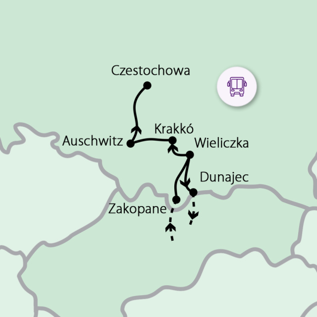 
Kalandozás Dél-Lengyelországban húsvétkor
