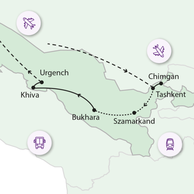 
A Selyemút birodalma, Üzbegisztán
