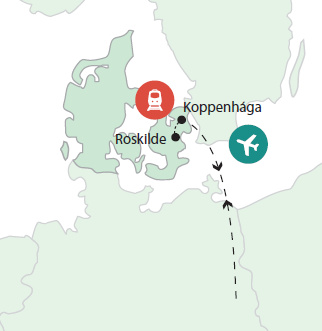 
Dán királyi városok - Koppenhága és Roskilde
