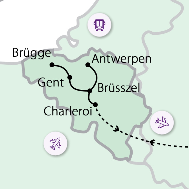 
Városnézés és csokoládé kóstolás Belgiumban
