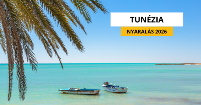 Tunézia nyaralás 2026