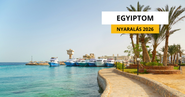 Egyiptom nyár 2026