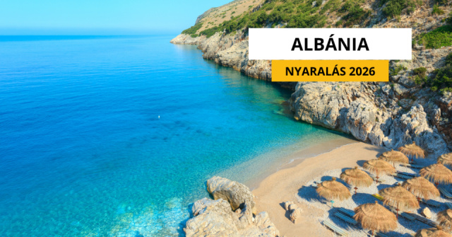 Albánia nyár 2026