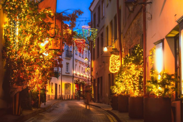 
Vilnius karácsonyi varázsa városlátogatás
