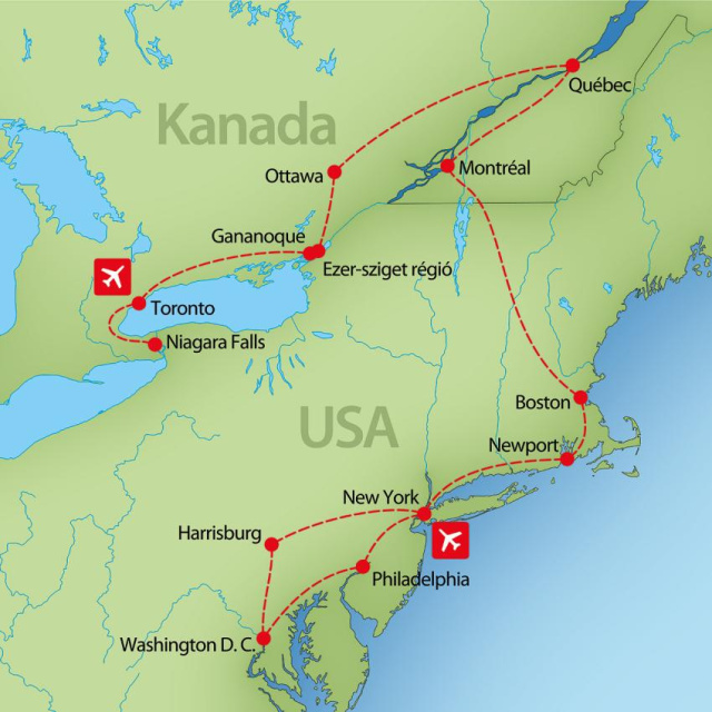 
USA-Kanada
