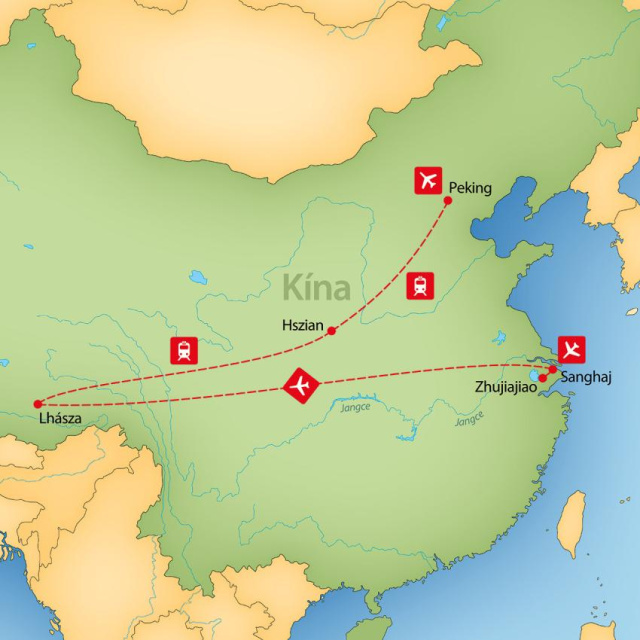 
Tibet és Kína körutazás

