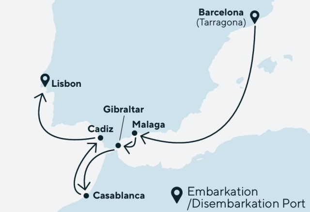 Celestyal Discovery - 7 éjszakás nyugat-mediterrán hajóút 