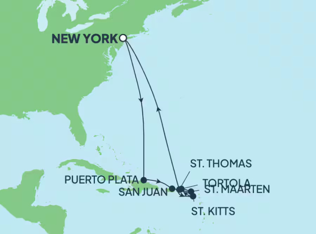 Norwegian Bliss - 13 napos karibi hajóút New York-ból