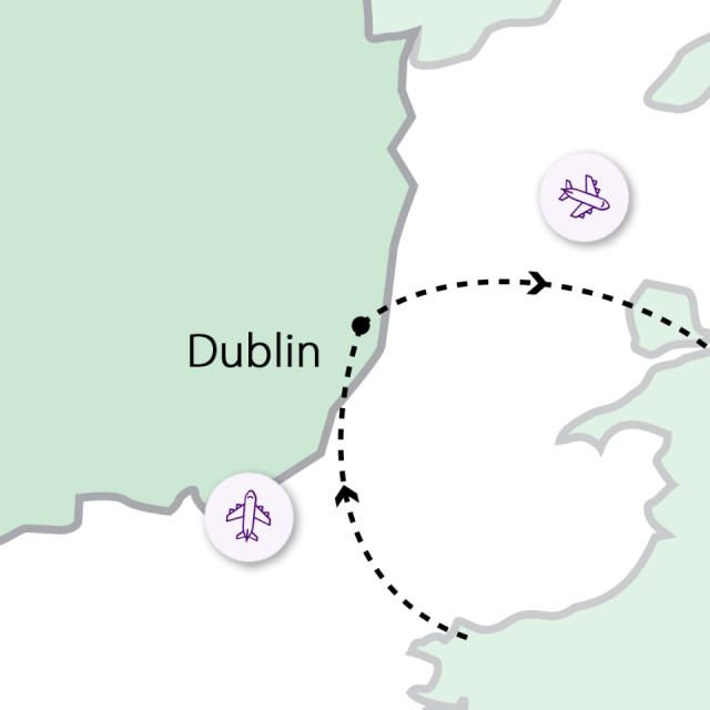
Karácsonyi fények Dublinban

