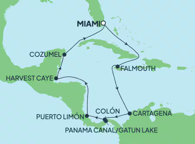 Norwegian Sun - 11 éjszakás Panamai-csatorna hajóút: Mexikó, Jamaika és Costa Rica