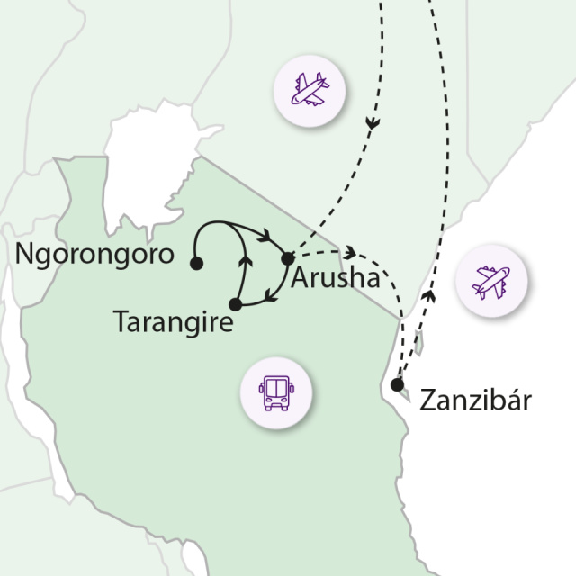 
Tanzániai szafari és nyaralás Zanzibáron
