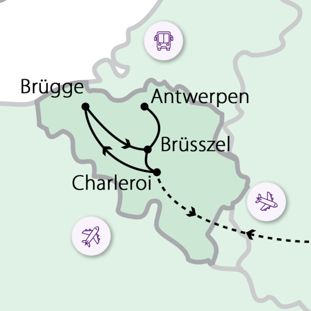 
Városnézés és csokoládé kóstolás Belgiumban

