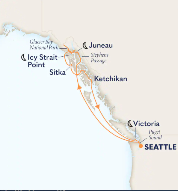 MS Eurodam- 7 éjszakás alaszkai hajóút Seattleből