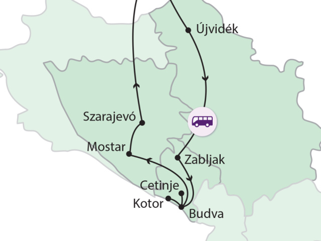 
Élmények a Fekete hegyek országában
