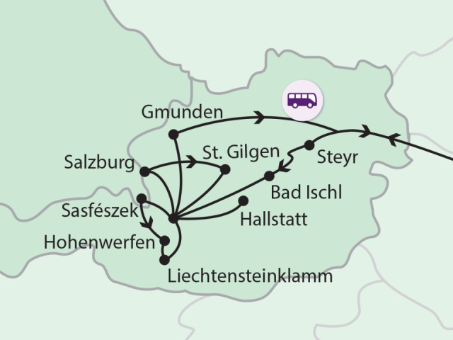 
Salzkammergut, Ausztria ékszerdoboza
