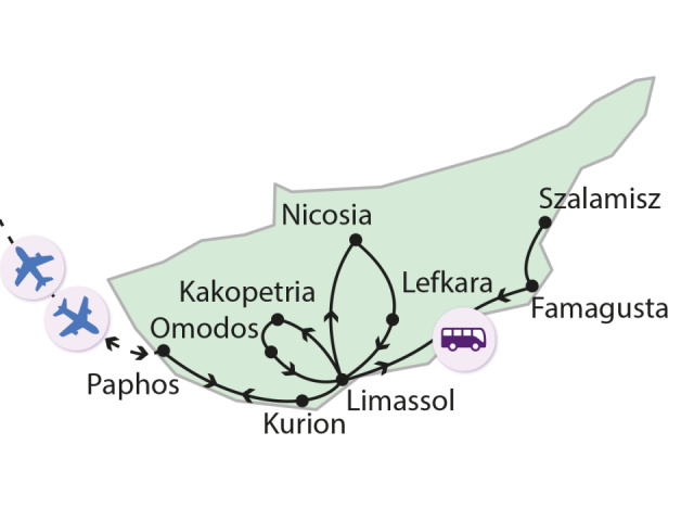 
Tavaszi barangolások Cipruson
