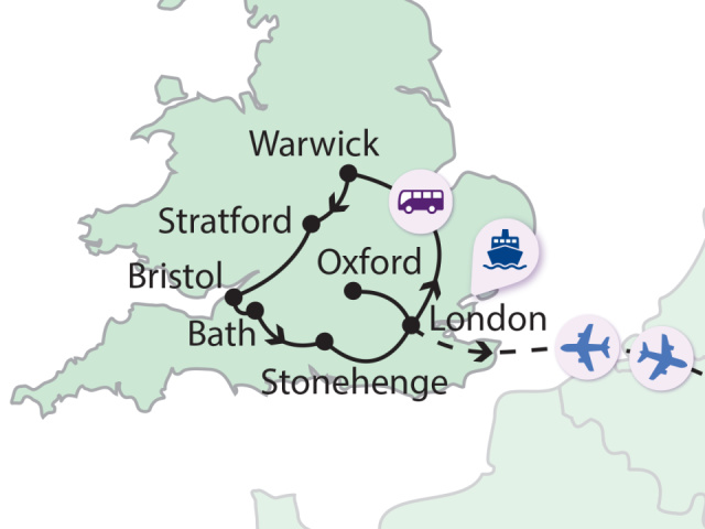 
Shakespeare és Robin Hood szülőföldjén repülővel
