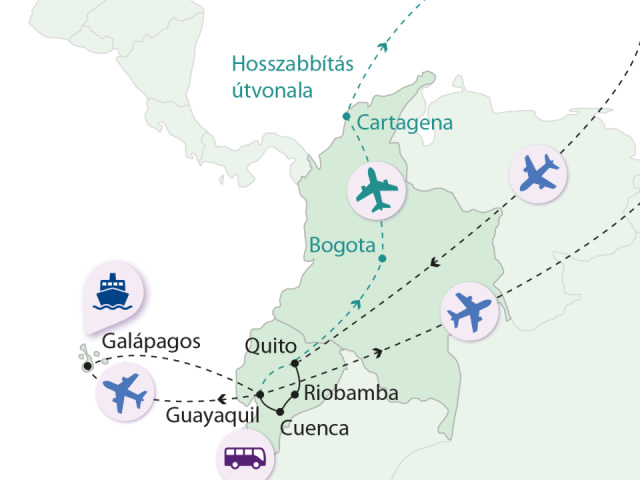 
Látványosságok az Egyenlítő mentén, Galapagos
