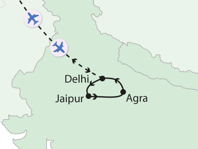 
India mesés Aranyháromszöge
