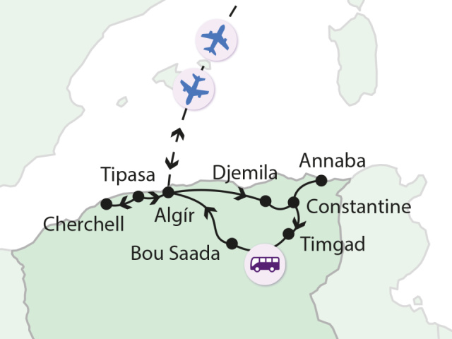 
Algéria - Római emlékek és arab misztikum
